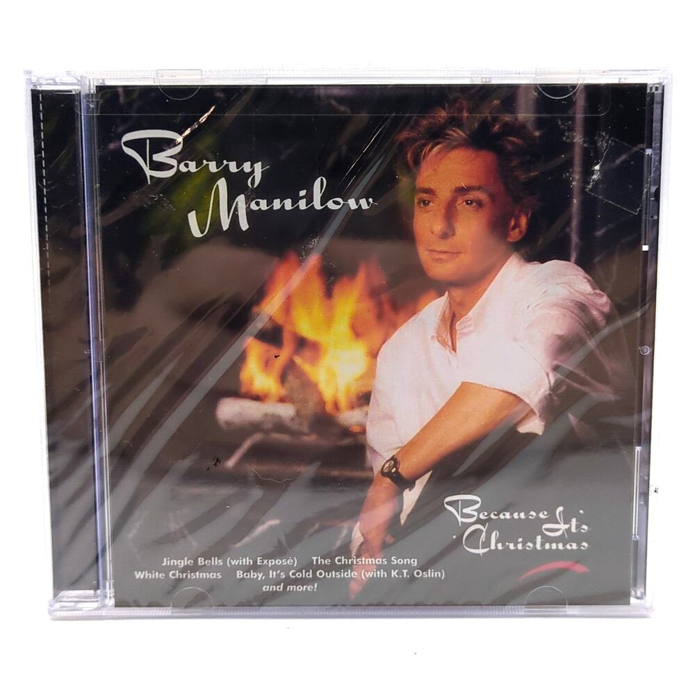 Barry Manilow Because It's Christmas CD Brand New Sealed Arista Records 1990